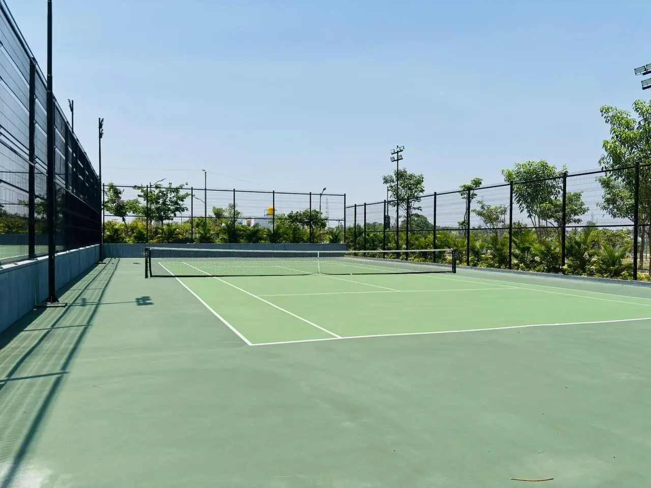Tennis court in the estate